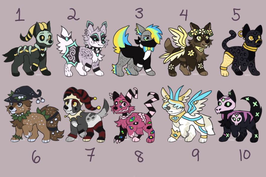 Dog Adopts! CLOSED! thank you!
