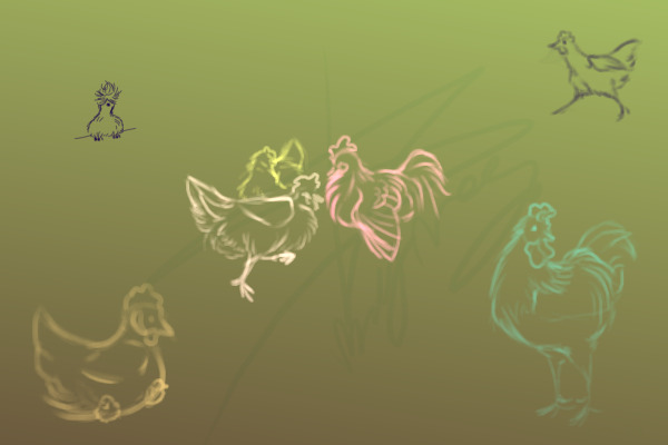 But have you ever *seen* a chicken? (Sketch dump)