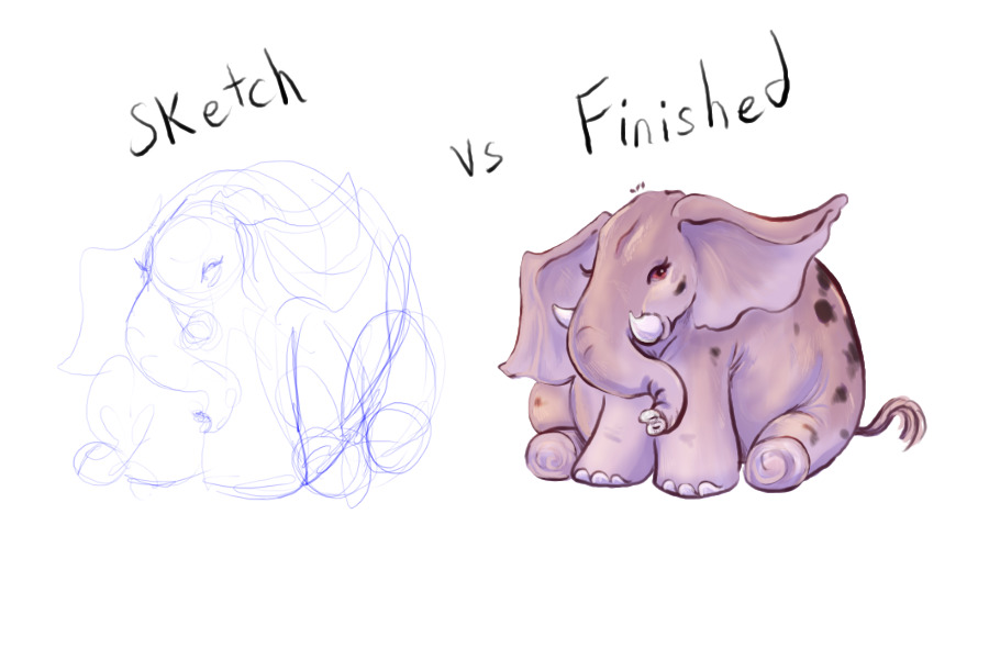 Sketch VS Finished Product
