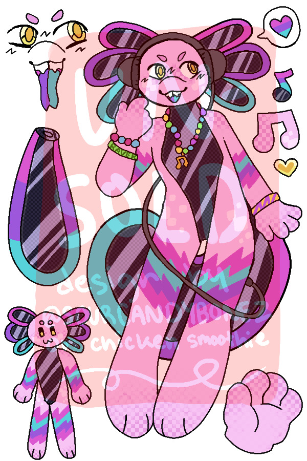 raver axolotl adopt ~ 🎵 ~ closed