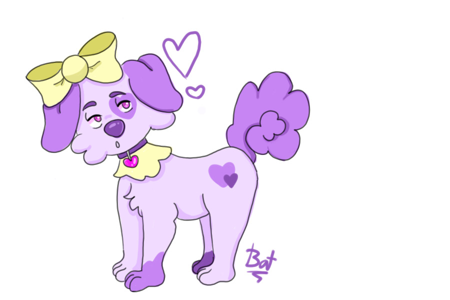 purple puppy adopt