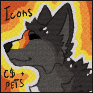 Icons for C$ and pets