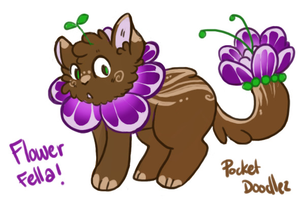 [OPEN|OTA] Flower Fella Cat Adopt!