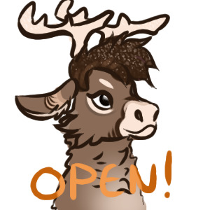 [OPEN - EO] Brown Speckled Caribou Adopt!!