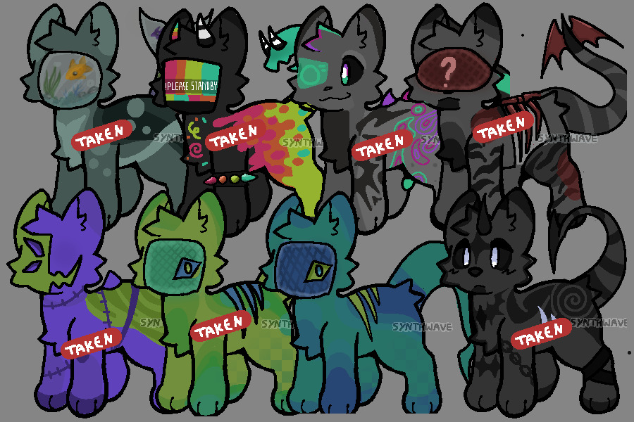 [Spooky?] Liminal Pup Adopts! 10/11