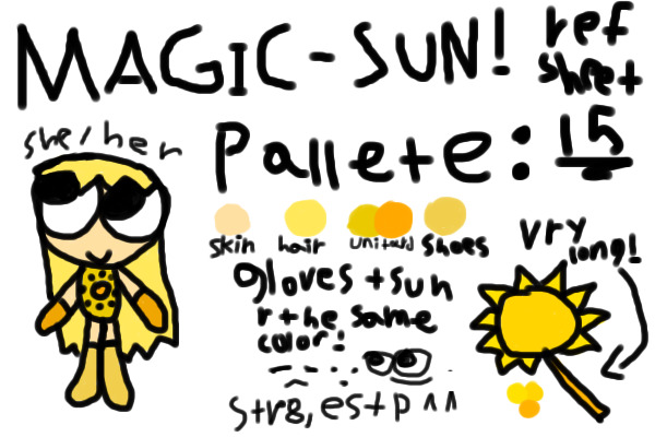 magic sun ref sheet
