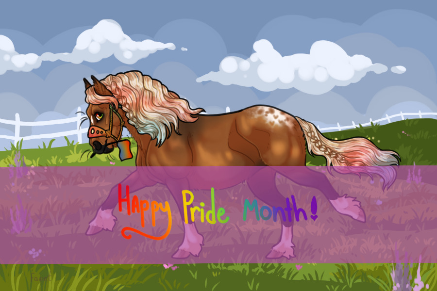 Kelso Shetland Ponies | Happy Pride Month!