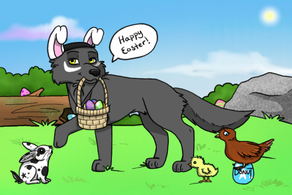 Happy Easter Larkspur