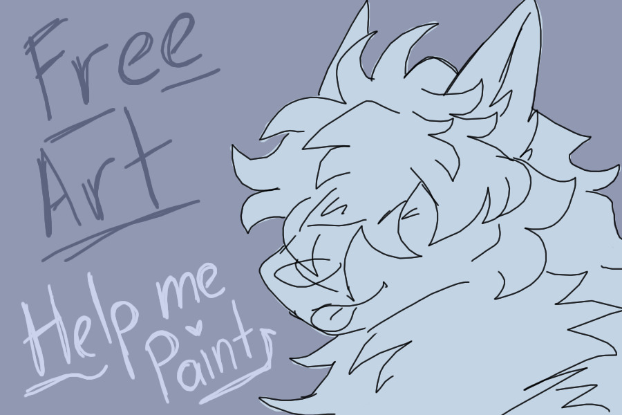 Free art - Painted Style || Open!