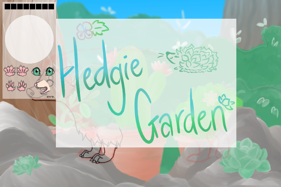 Hedgie Garden - species for sale