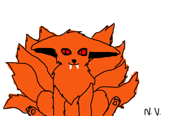 The Ninetailed Fox Spirit from Naruto