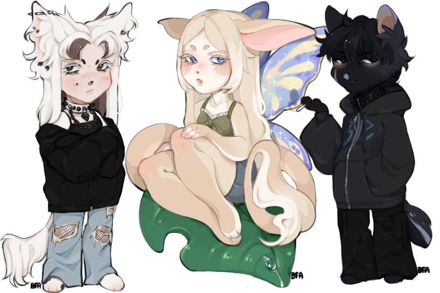 3 little chibis..
