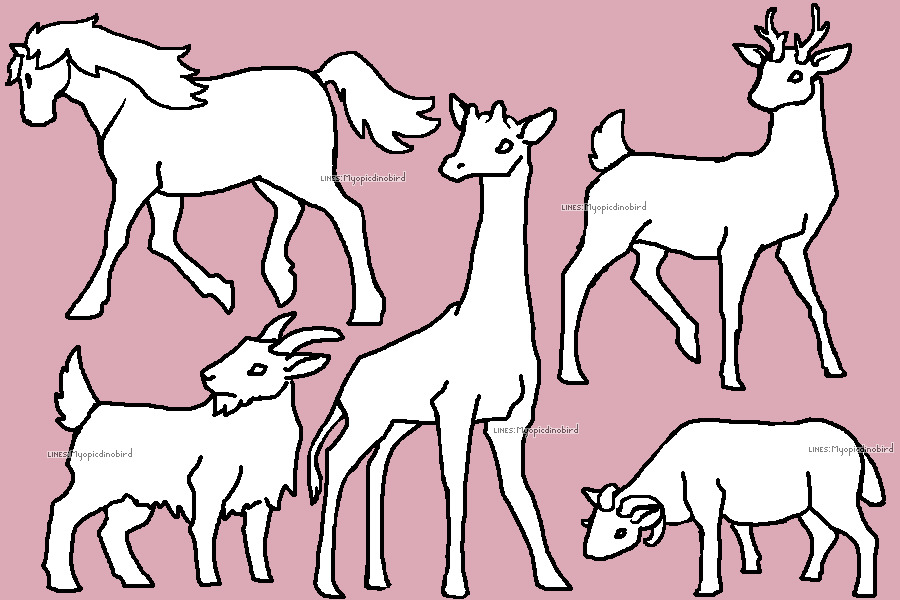 5 hooved beasts