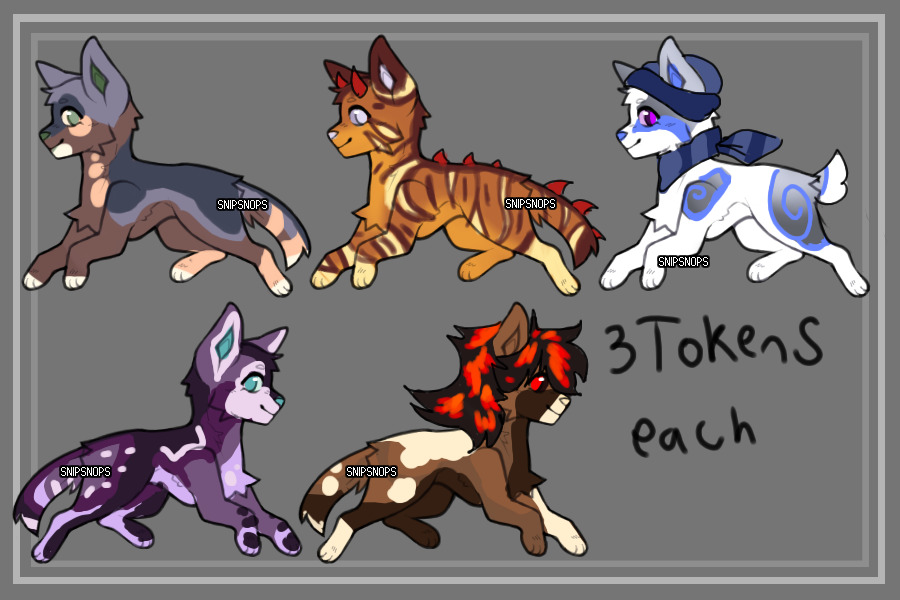 Pups for tokens!  (Open)