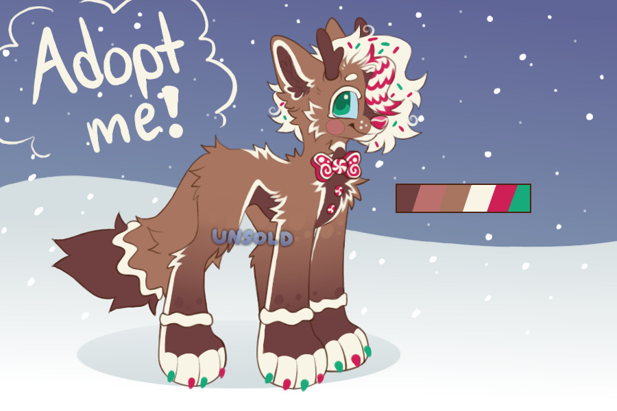 🎄 Gingerbread Canine Adopt 🎄 (CLOSED)