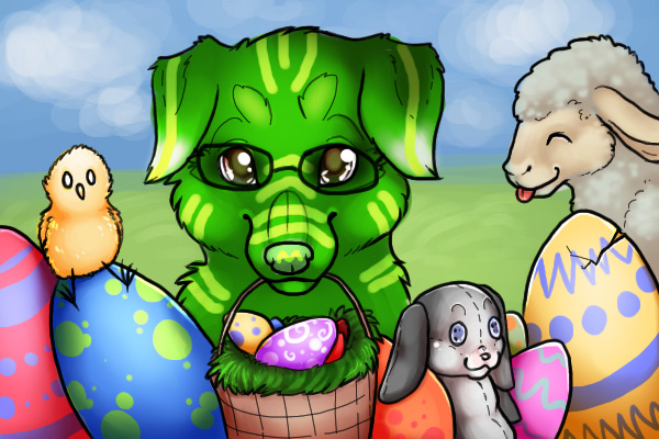 Happy Easter with Elliza.