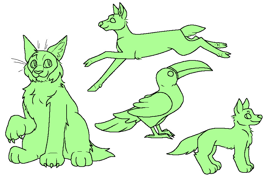 More Animal Lines F2U