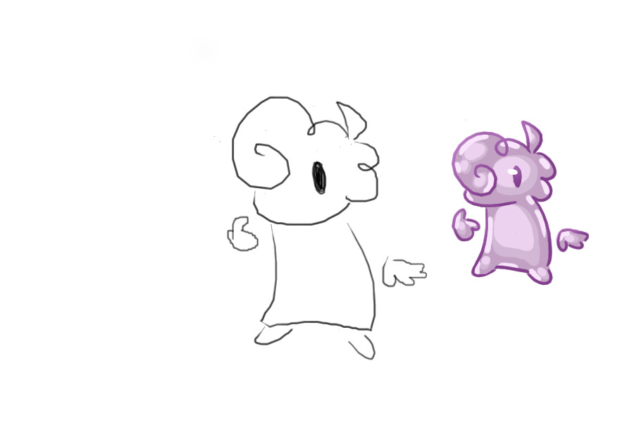 First attempt at okekai - Jelly Thing