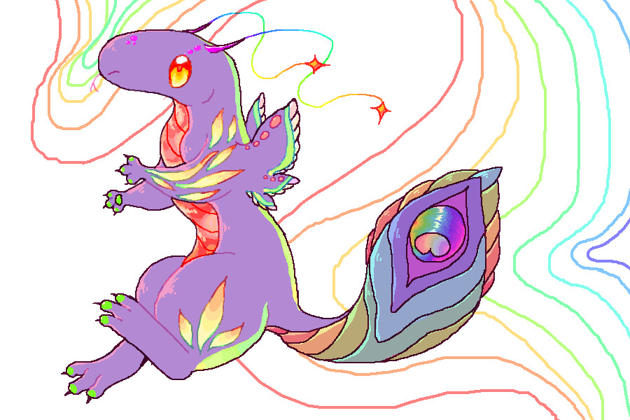 Rainbow gecko? adopt
