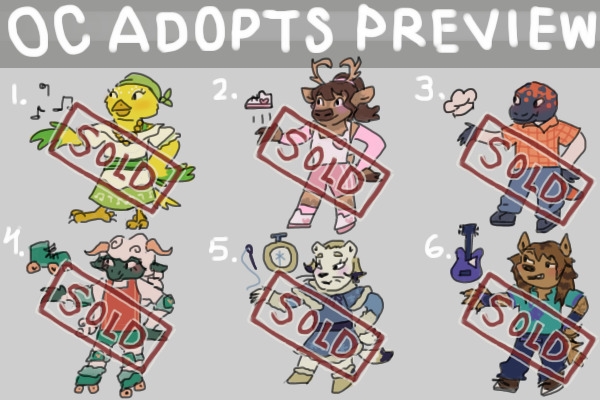 OC Adopts & Art for Sale!!
