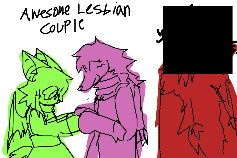 awesome lesbian couple