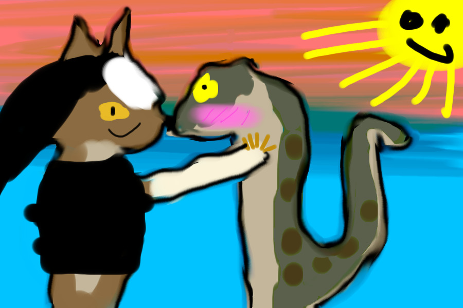 commision for whispering.smaug (and grim)