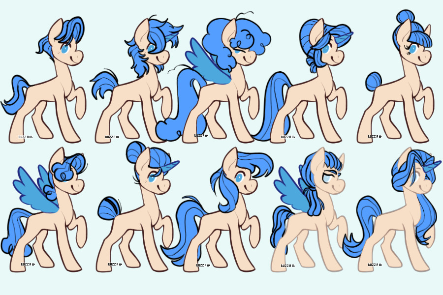mane and tail edits