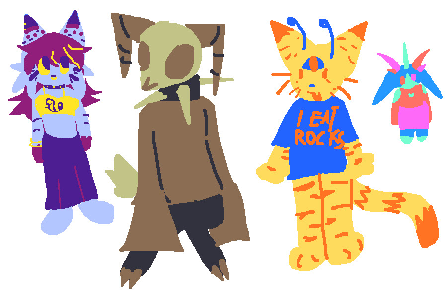 adopts i drew while listening to food house