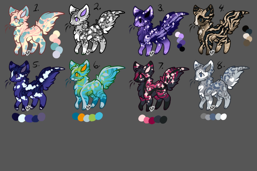 Pick Your Palette Adopts (6 Tokens)