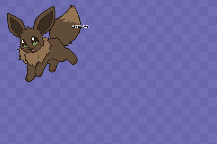 Eevee line boredom doodle <3