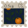 Orange Stamp