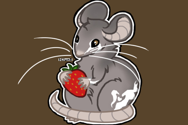 Aponi found a strawberry