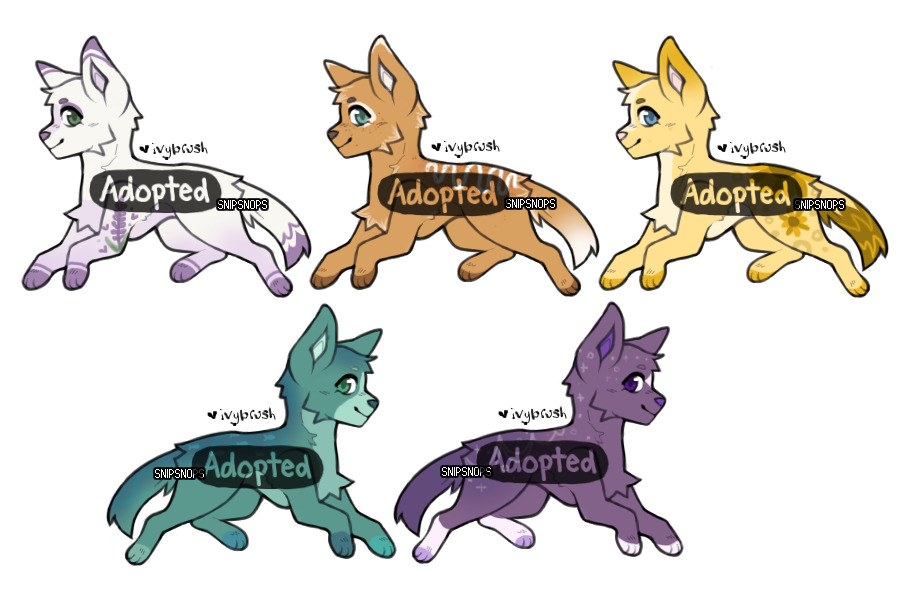 Adopts (CLOSED) - Selling for WL Pets