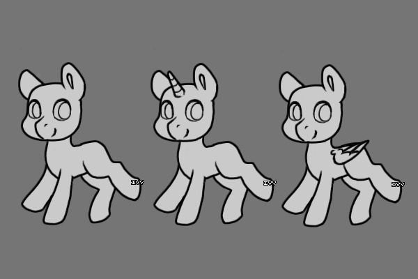 F2U - Skippy Pony Base