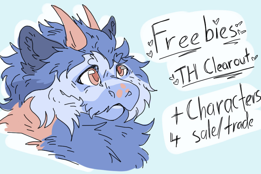 Free Characters/ Characters 4 Sale/Trade -- Updated!