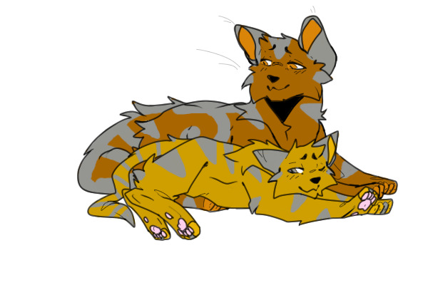 Sherlock and Watson as old cats