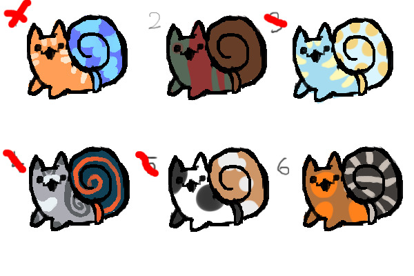 Cat snail adopt open 12c$