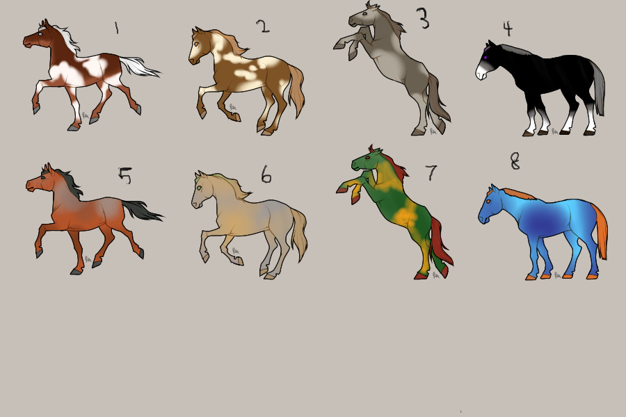 Horse adopts 1 token open