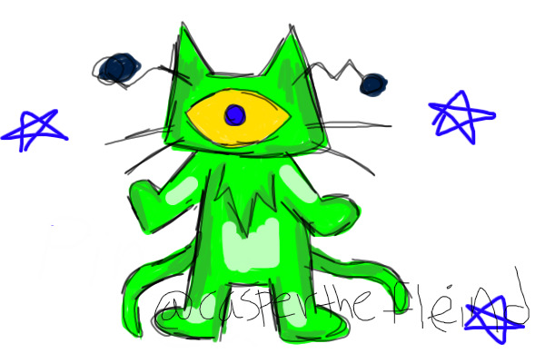 ALIEN CAT ADOPT! Owned!