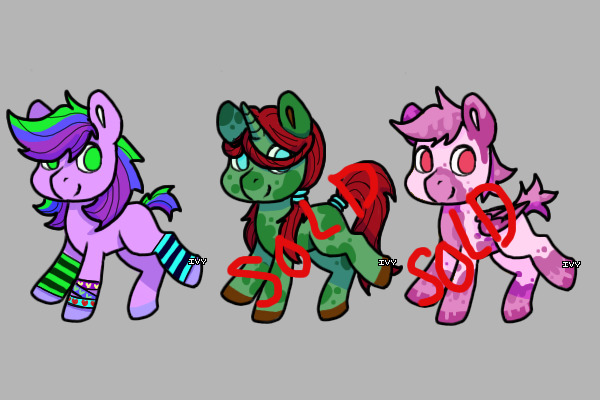 [OPEN] Pony Adopts (5C$)