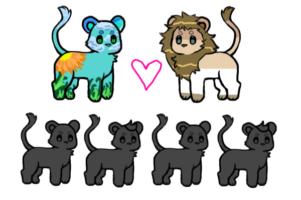 Lioness parent, character thingy  spiritstar breeding