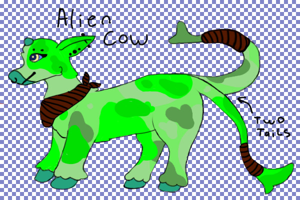 Alien cow Adopt - OPEN