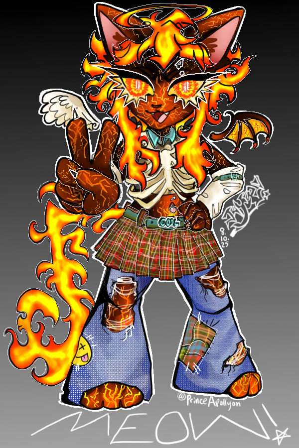 Lava Chicken (cat edition)