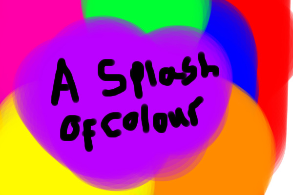 A splash of colour