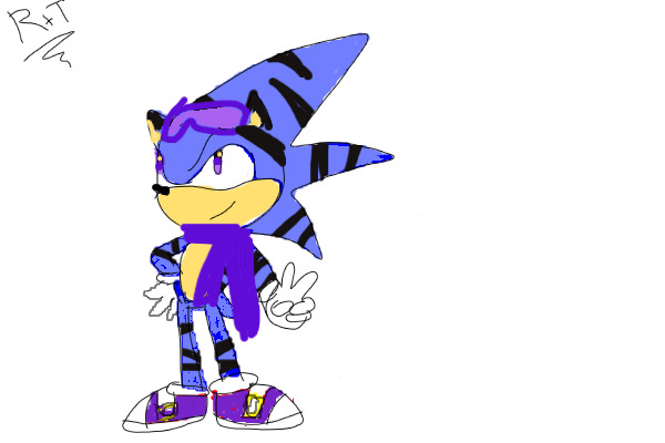 cerulean the tiger as SONIC!