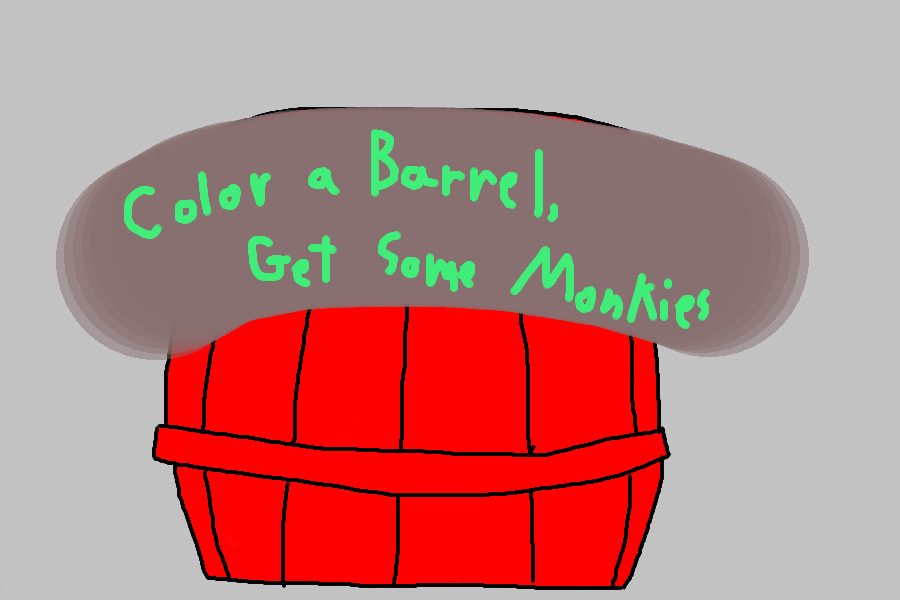 Color a Barrel, Get some Monkies