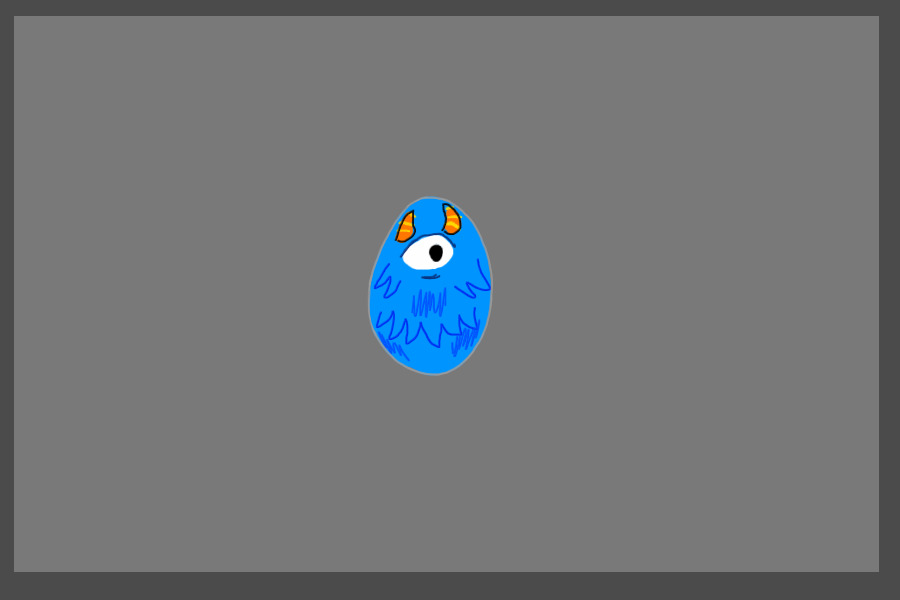 my colored in egg!