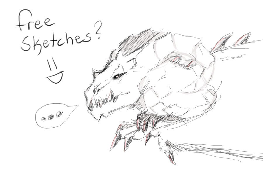 free dragon sketches?