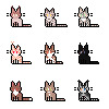 YCH Pixel Cats - Set 8