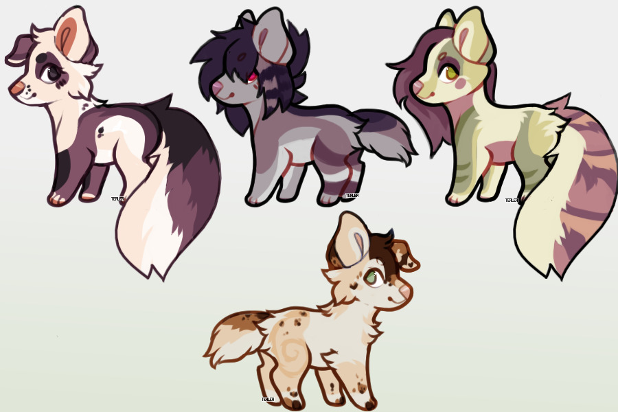 Canine adopts!! ━*+:★ 2/4 open